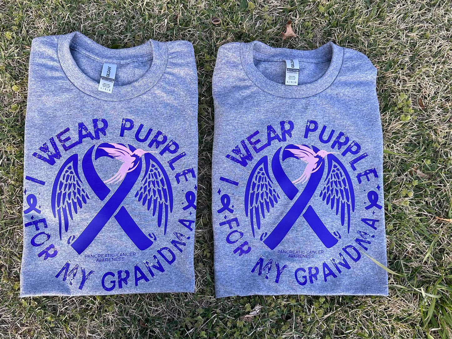 I wear purple for my grandma