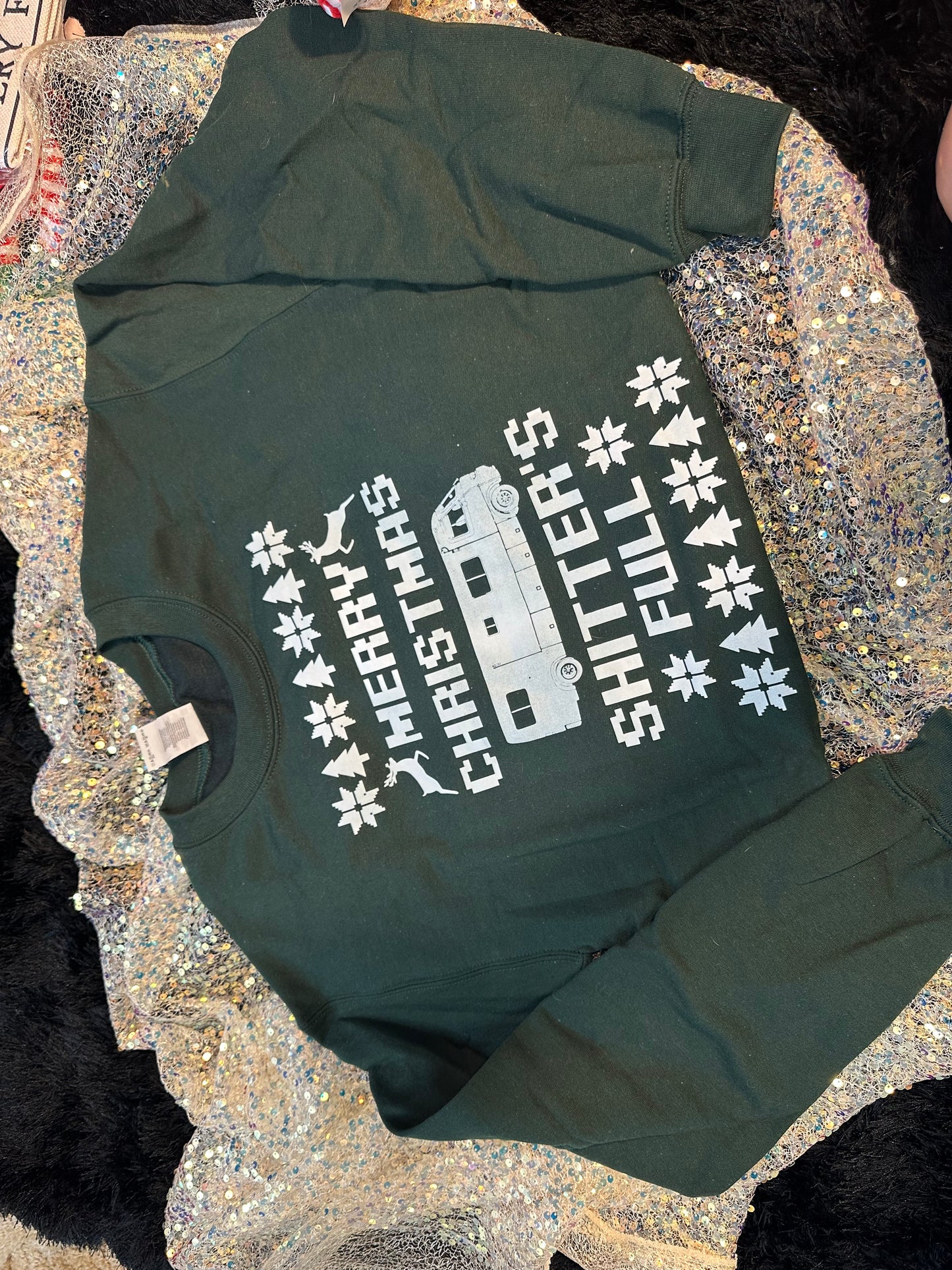 Small merry Christmas sweatshirt