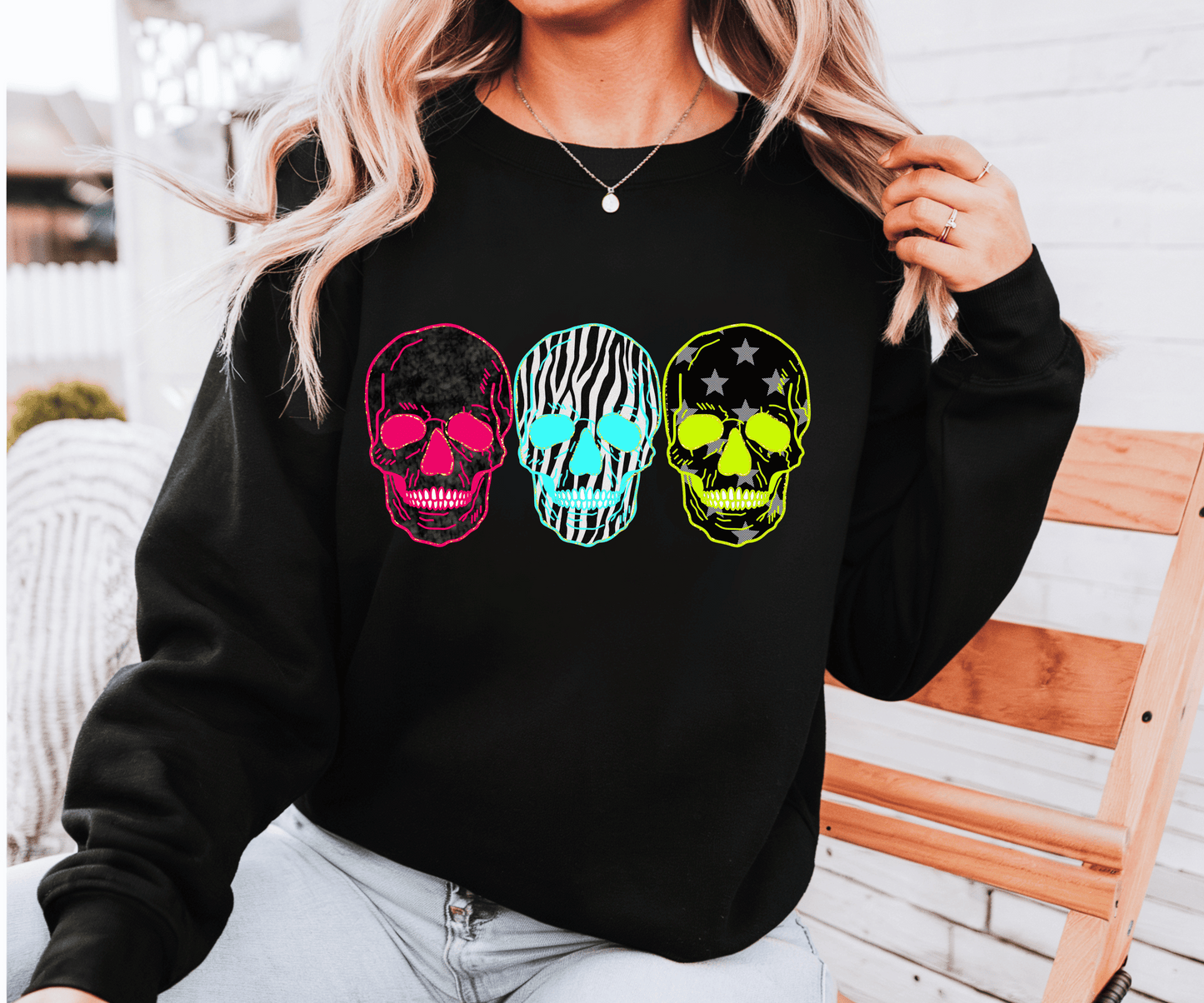 Neon Skulls