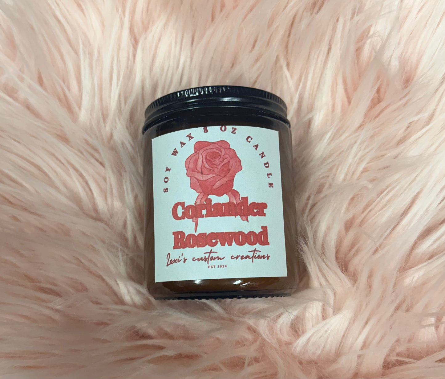 Coriander and Rosewood candle