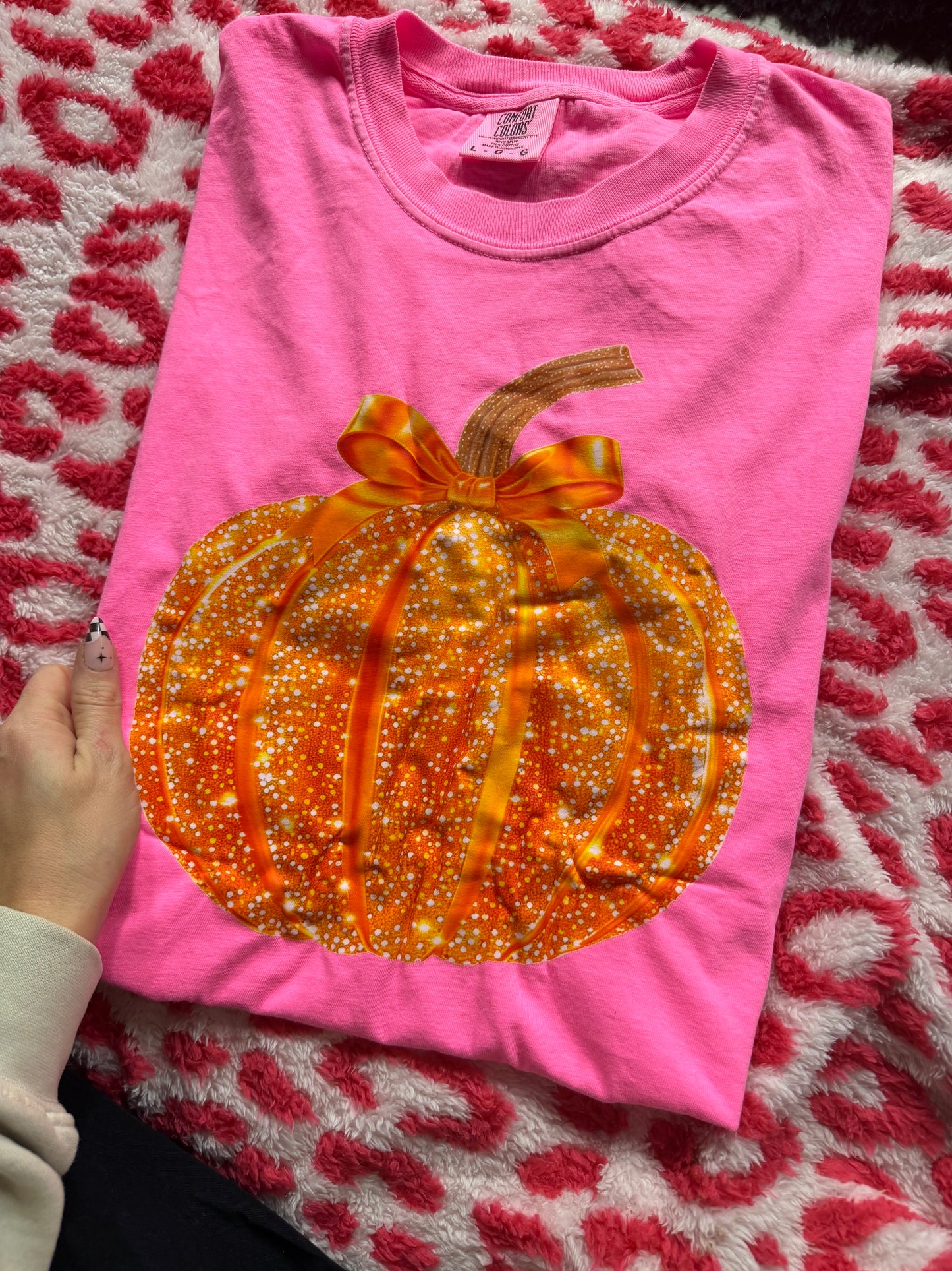 Glitter pumpkin size L (wrinkly in pic)