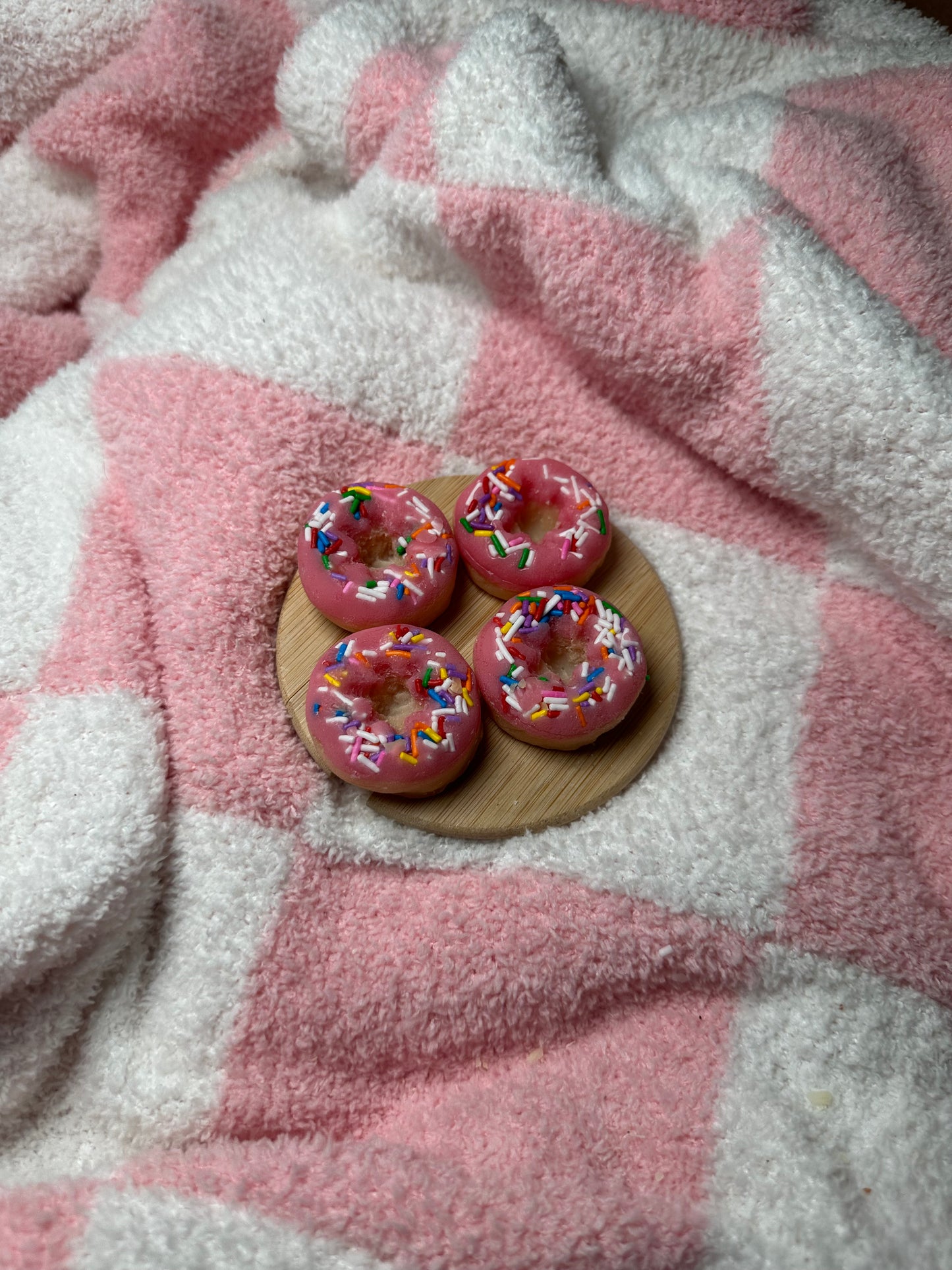 Pink Doughnut Wax Melt