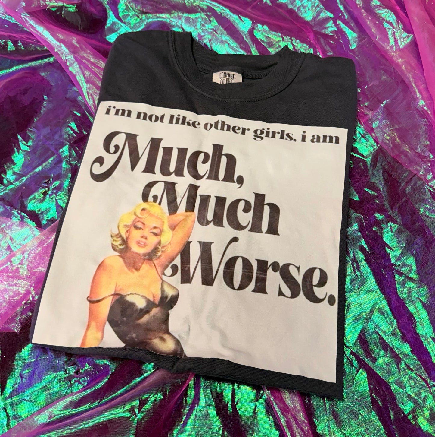 MUCH, MUCH WORSE SHORT SLEEVE TSHIRT