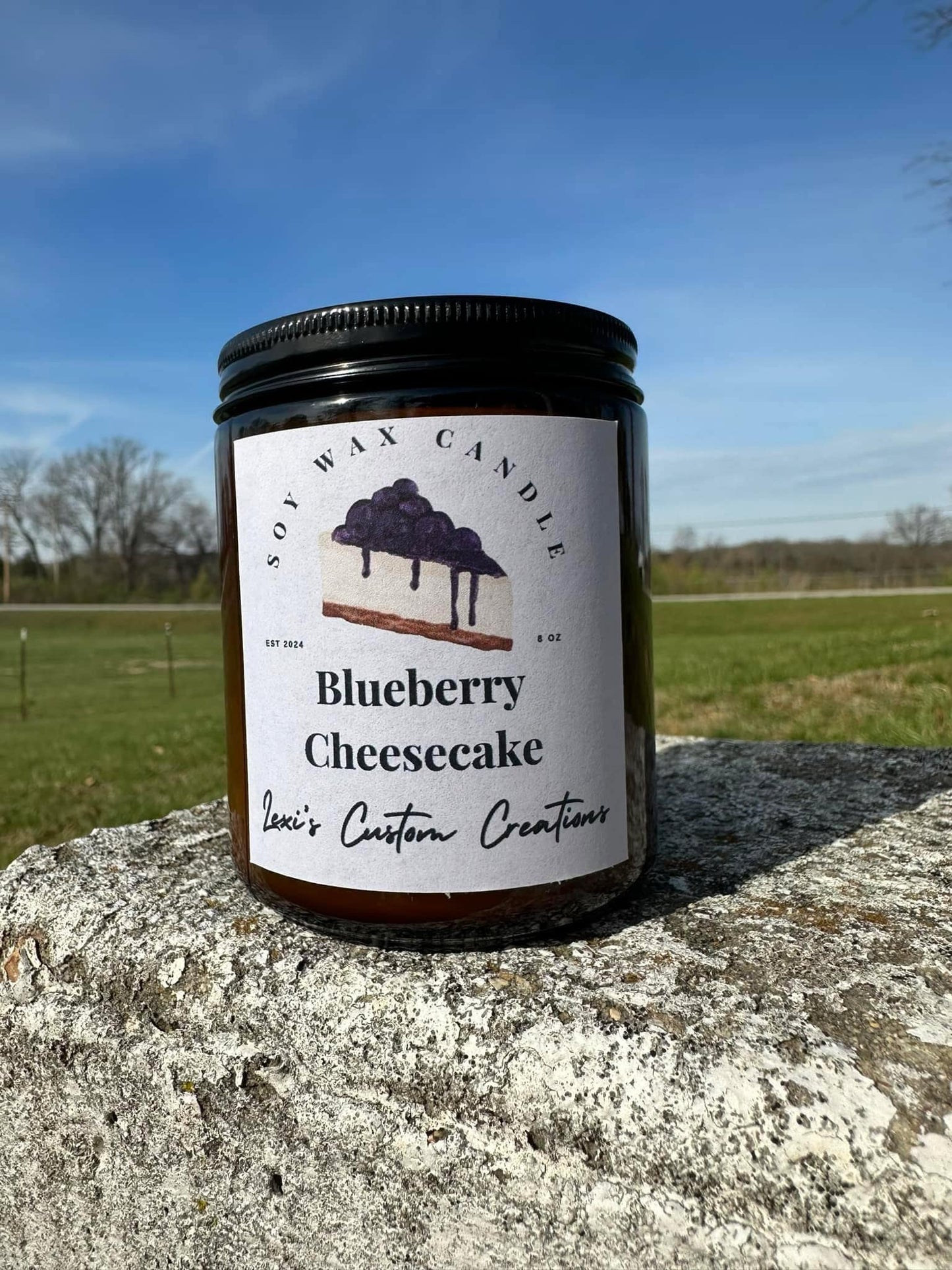 BLUEBERRY CHEESCAKE CANDLE
