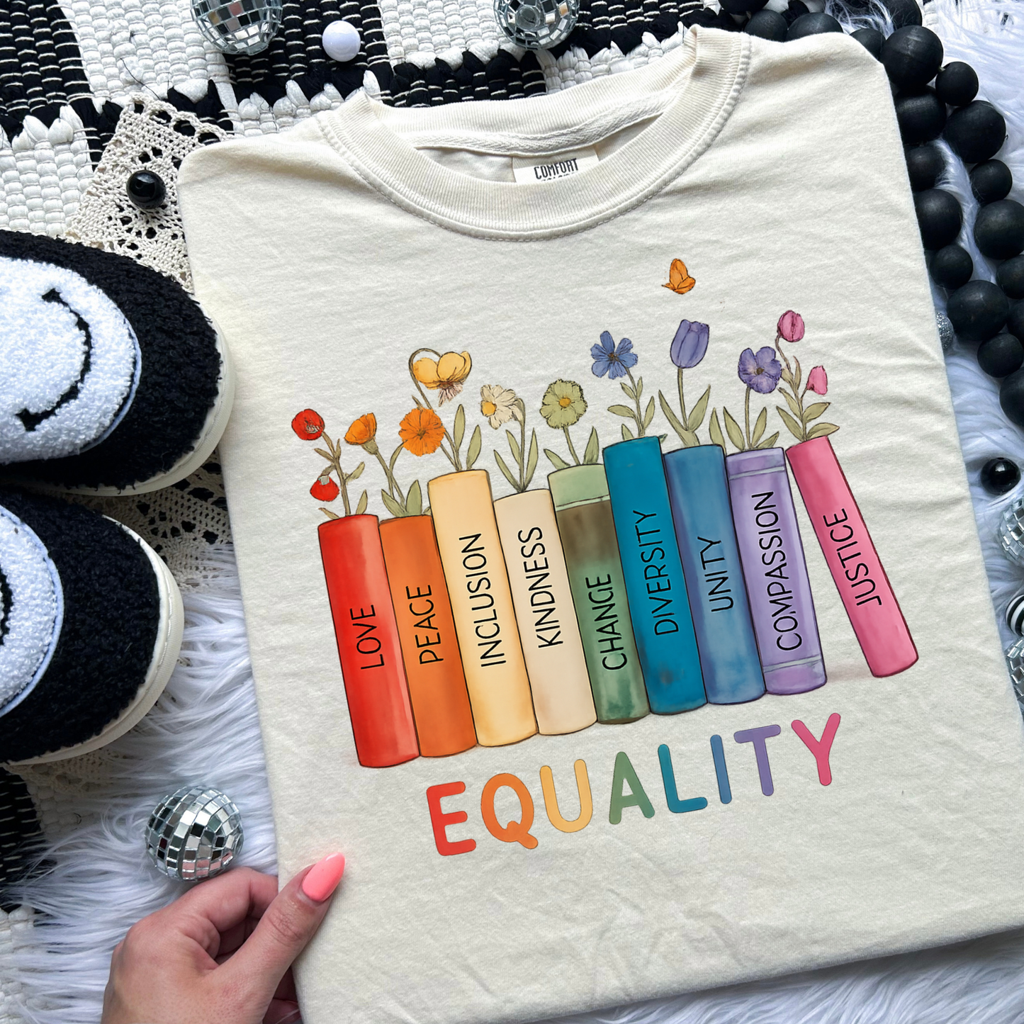 Equality *put size and color in comments*