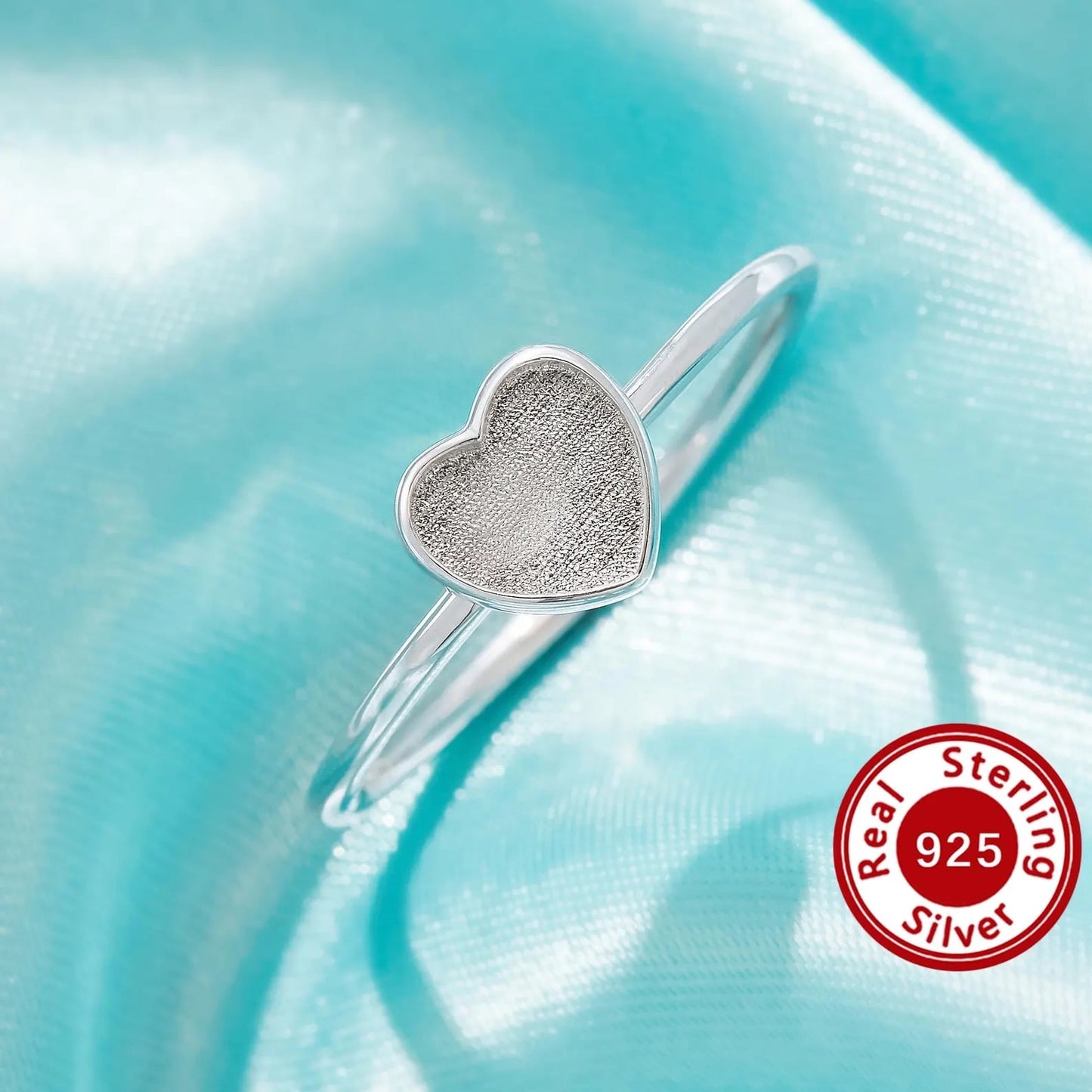 Heart Sterling Ring