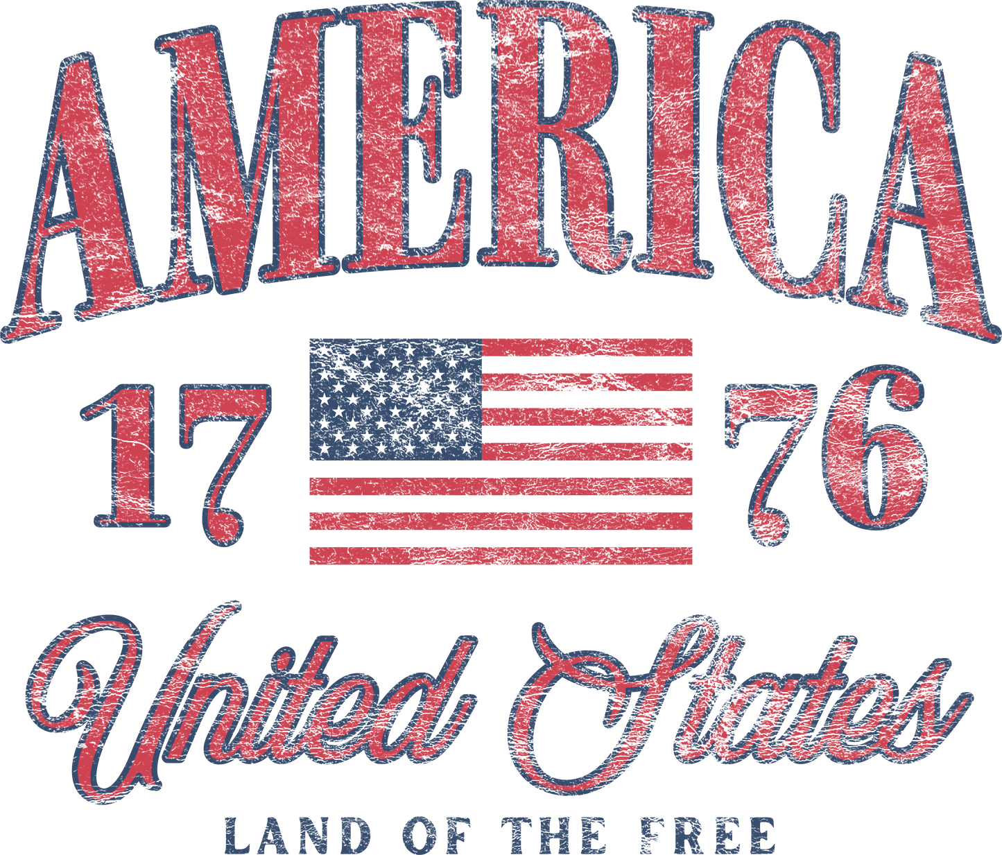 America 1776 (put size and color in comments)