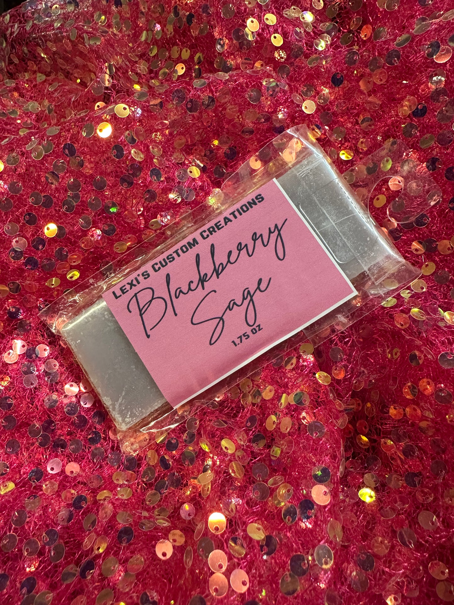 BlackBerry sage snap wax bar