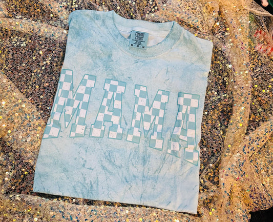 M comfort colors mama tshirt