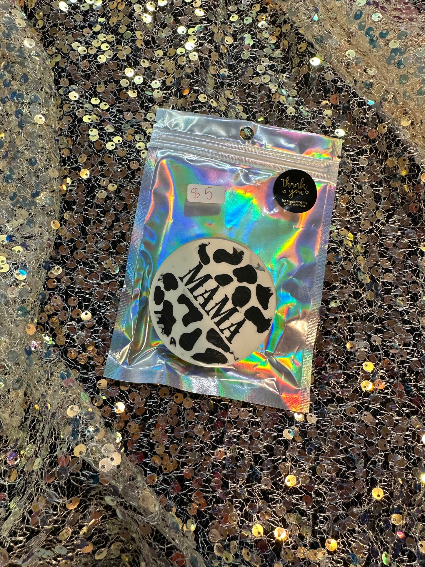 Mama cow car coasters