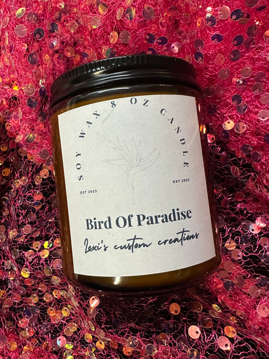 Birds of paradise Candle