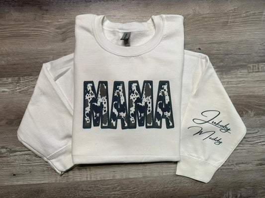 Mama Cow print Sweatshirt