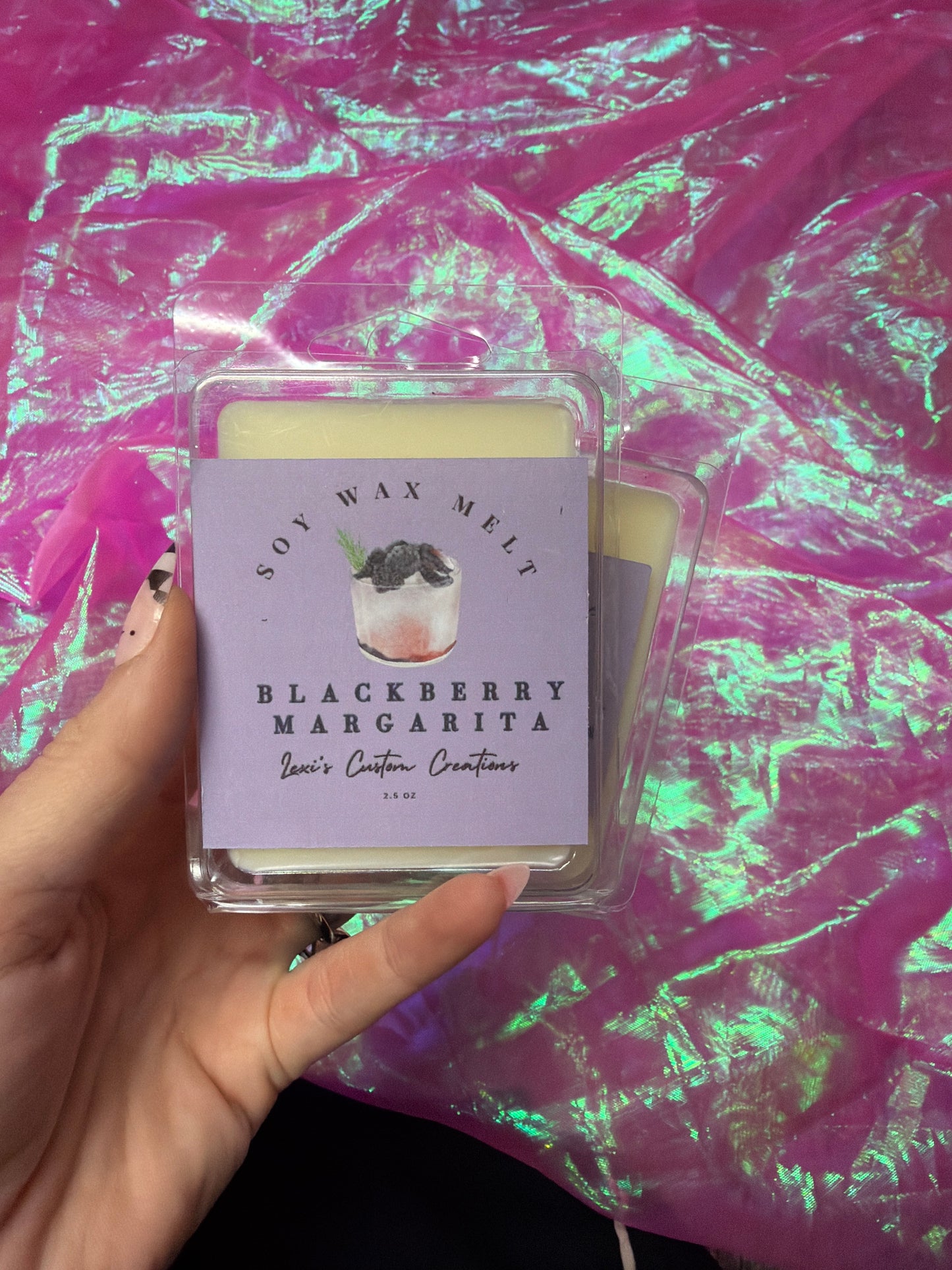 Blackberry margarita wax melt