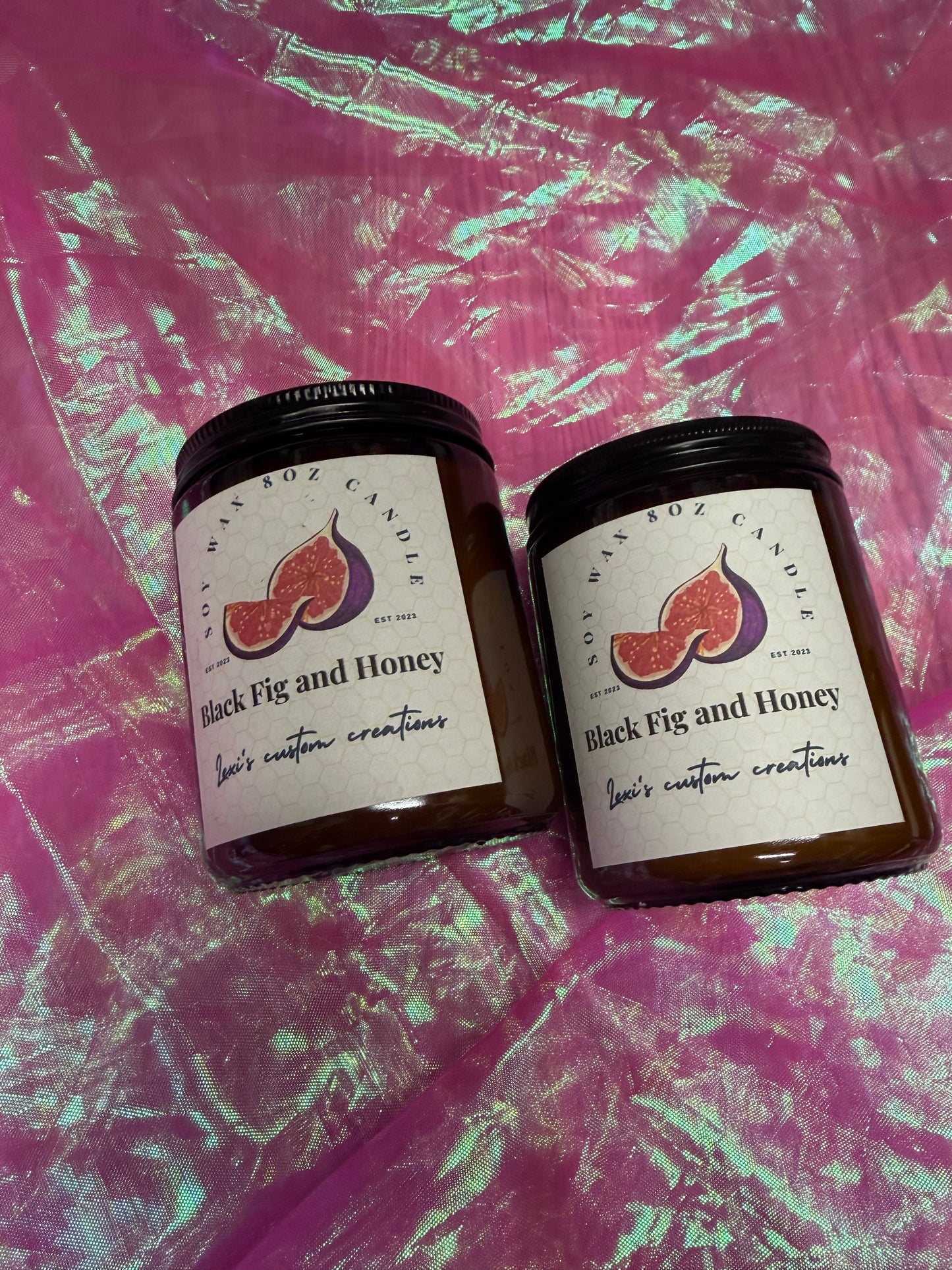 Black fig and honey candle