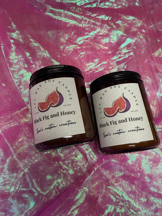 Black fig and honey candle
