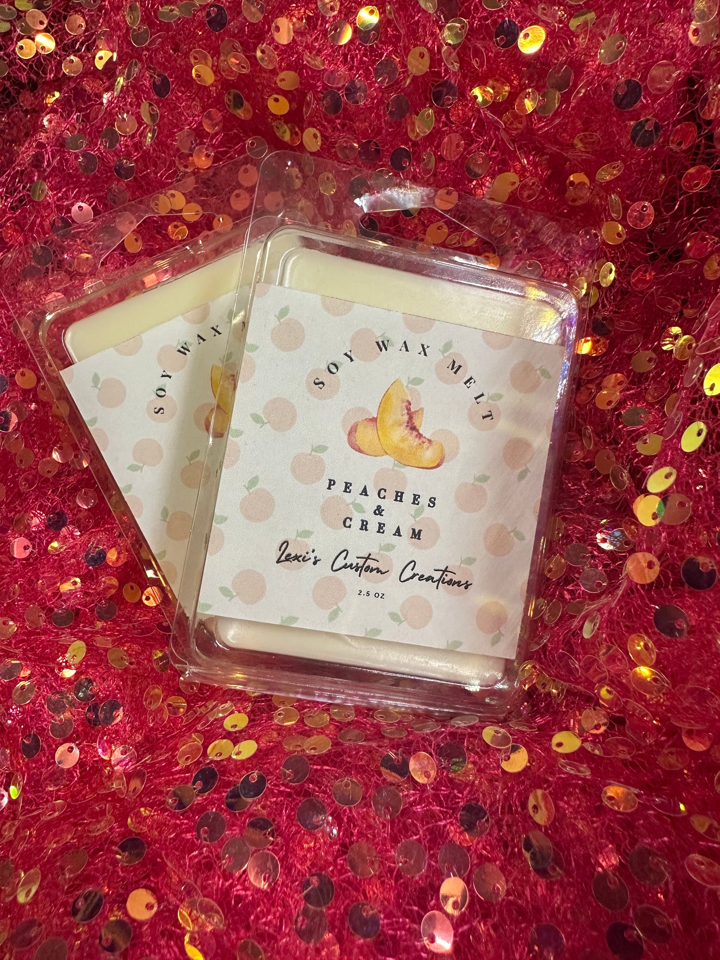 Peaches and cream wax bars