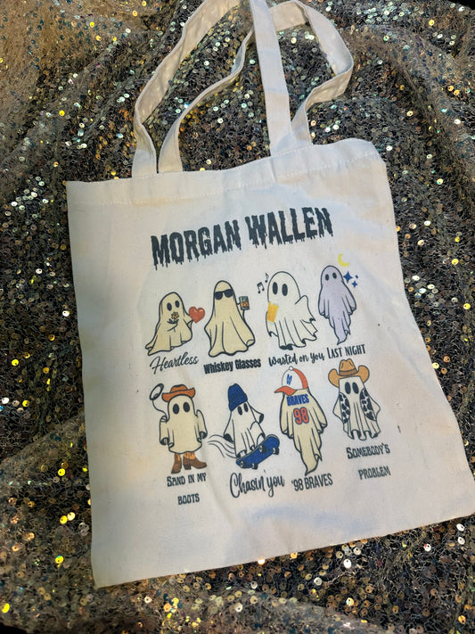 MW ghosts tote bag