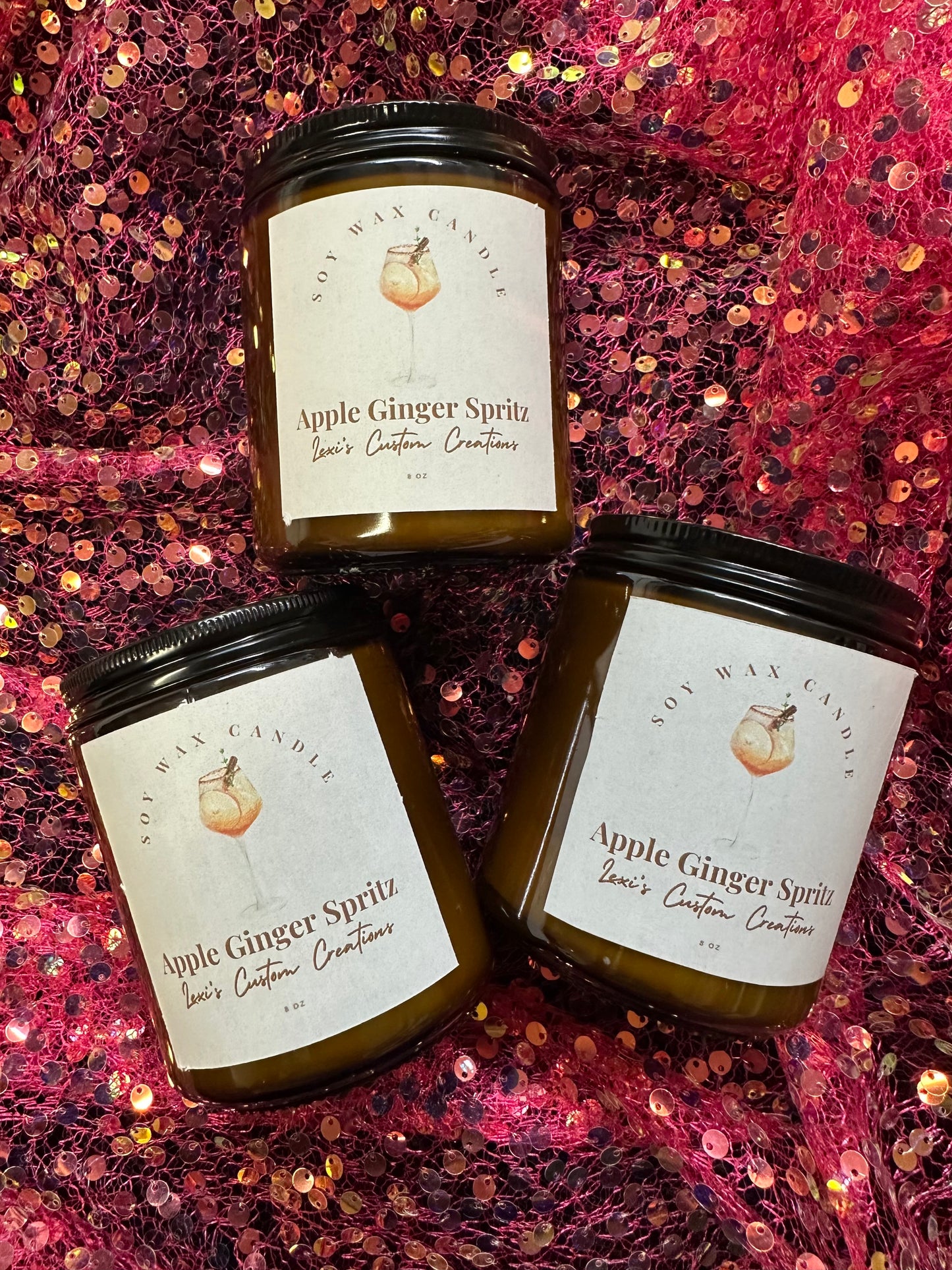 Apple Ginger Spritz Candles