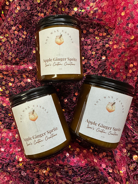 Apple Ginger Spritz Candles