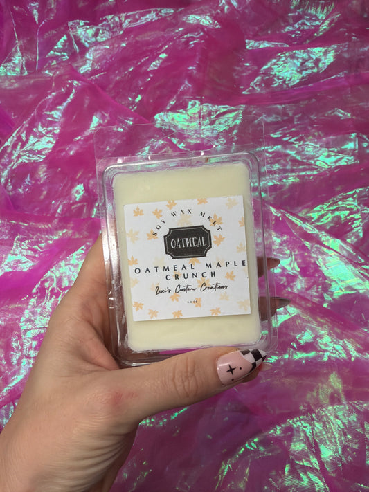 Oatmeal maple crunch wax melt