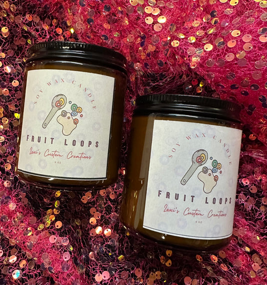 Fruit Loops Candle