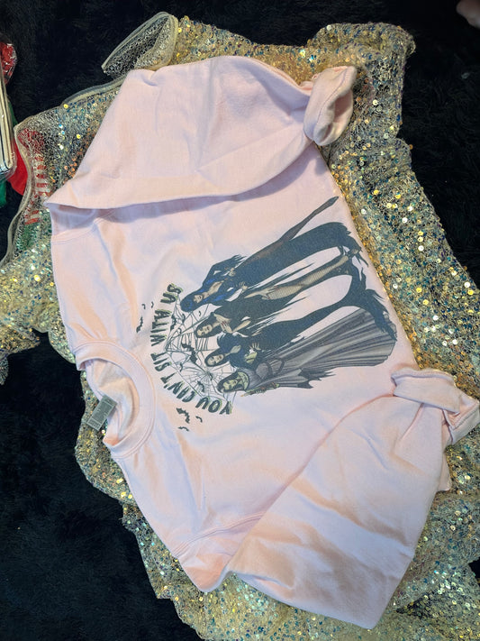 Small you can’t sit with us sweatshirt