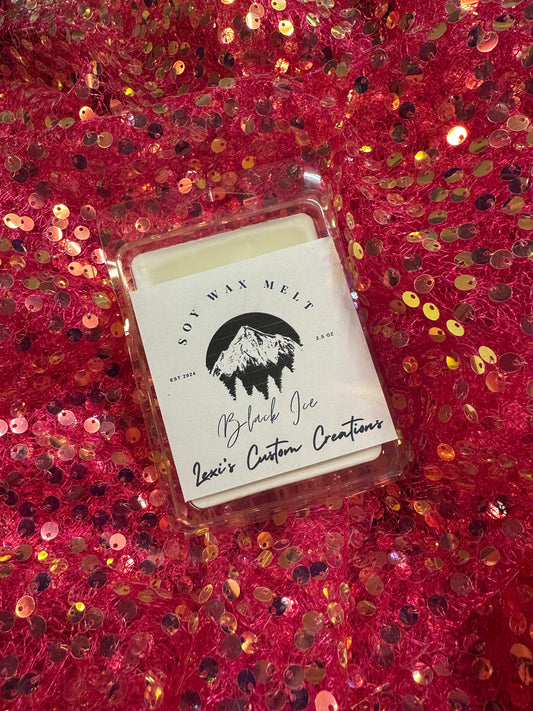 Black ice wax melt