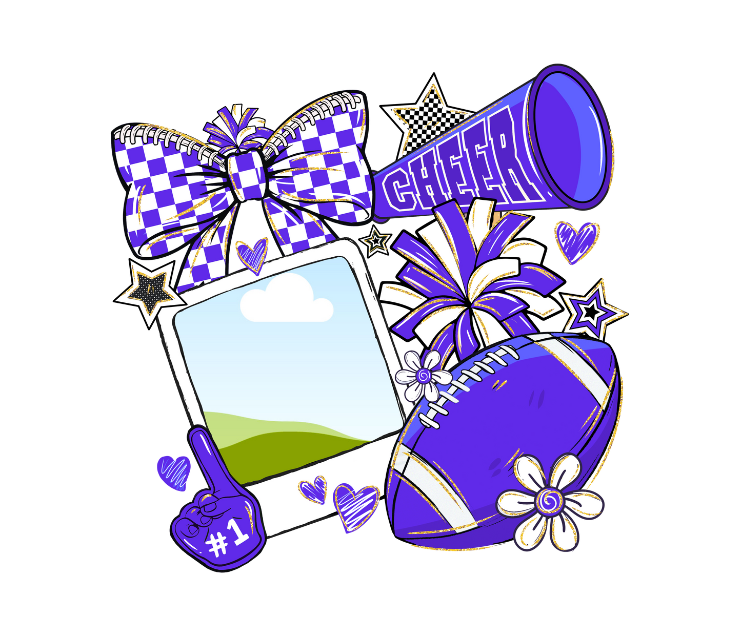 Custom Picture Cheer Picture