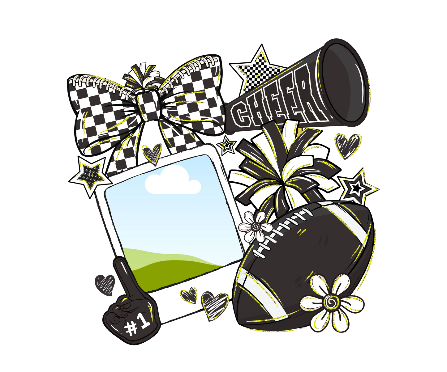 Custom Picture Cheer Picture