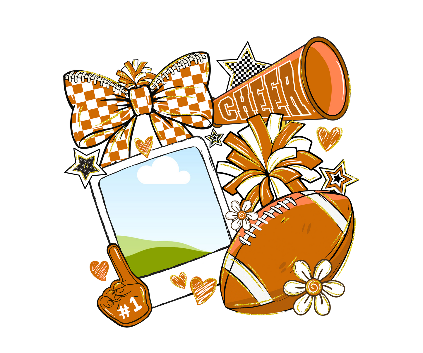 Custom Picture Cheer Picture