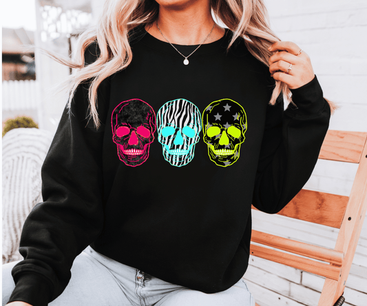 Neon Skulls