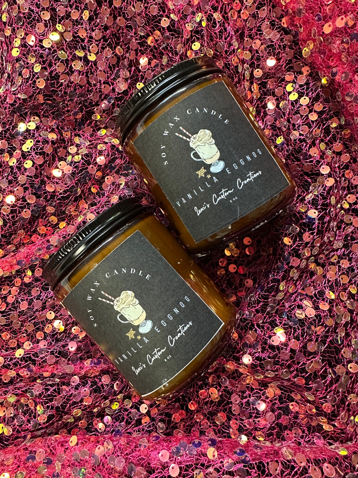 Vanilla Eggnog Candles