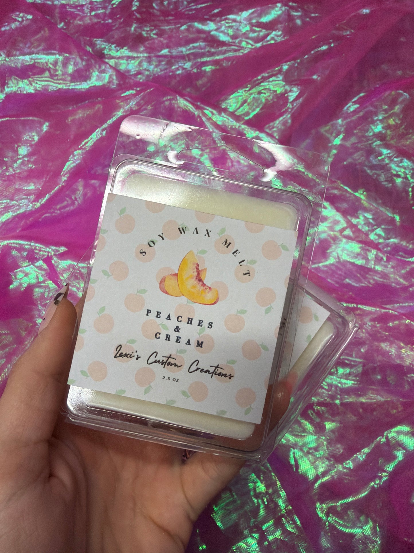 Peaches and cream wax melts