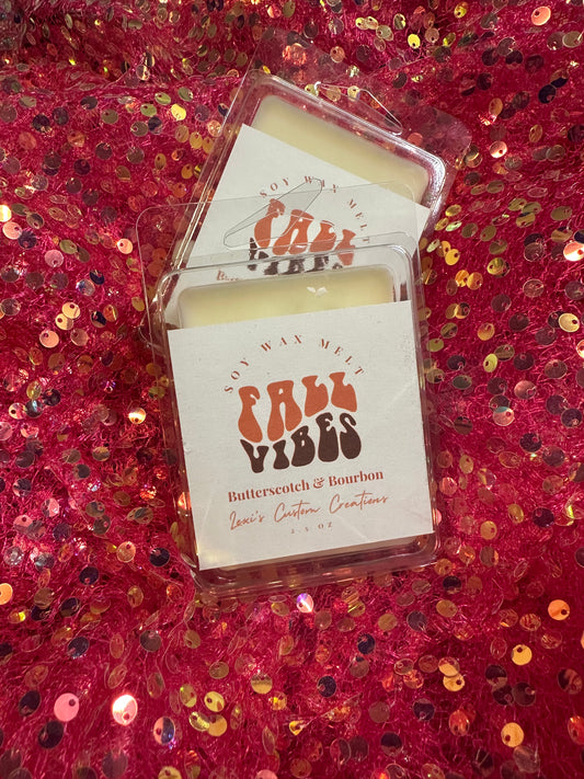 Butterscotch and bourbon wax melts