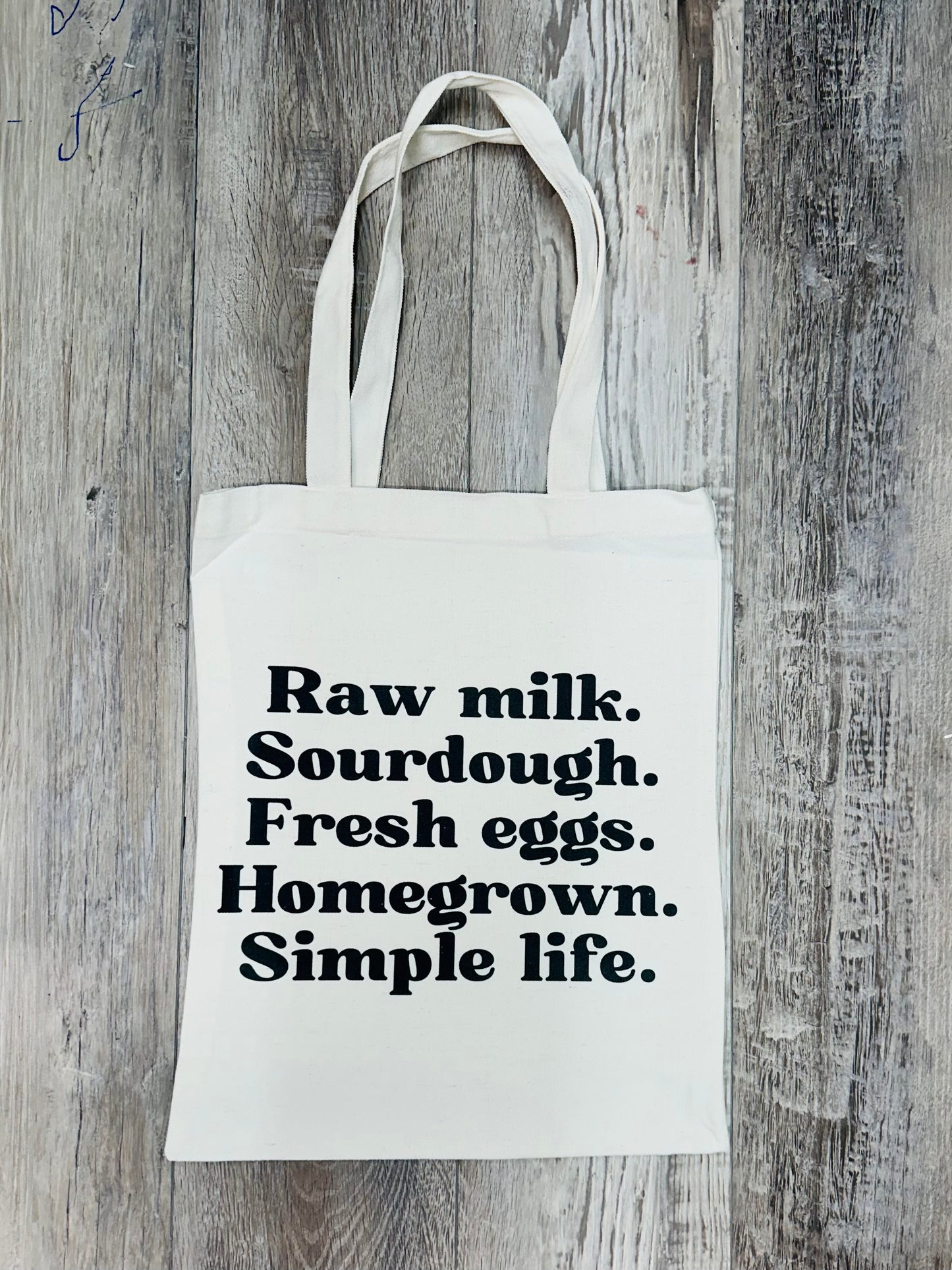 Homesteading Canvas Tote