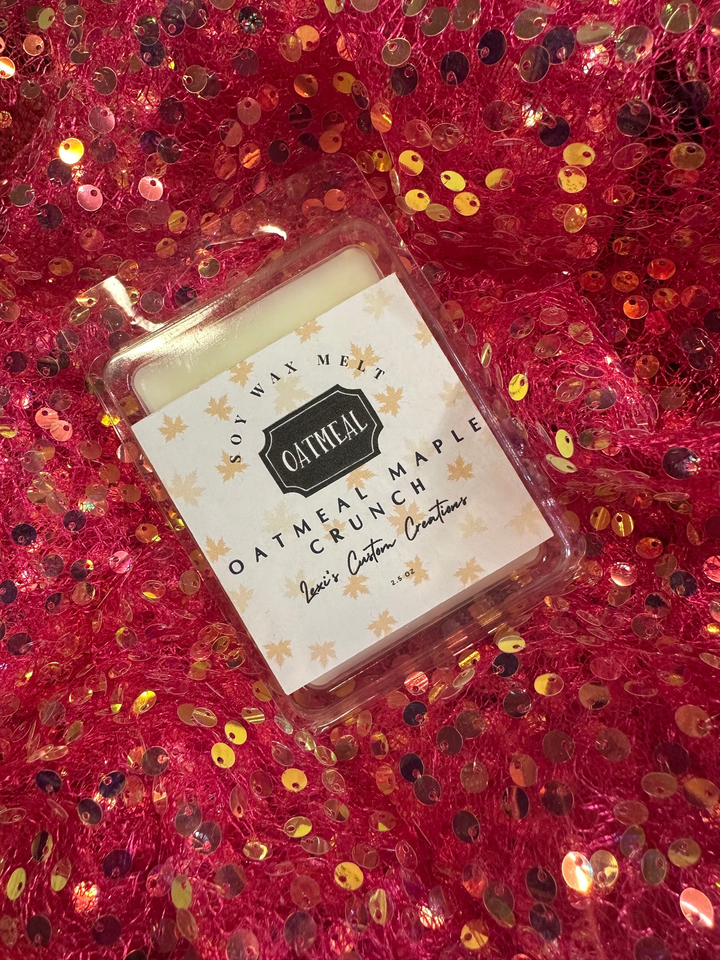 Oatmeal maple crunch wax bar