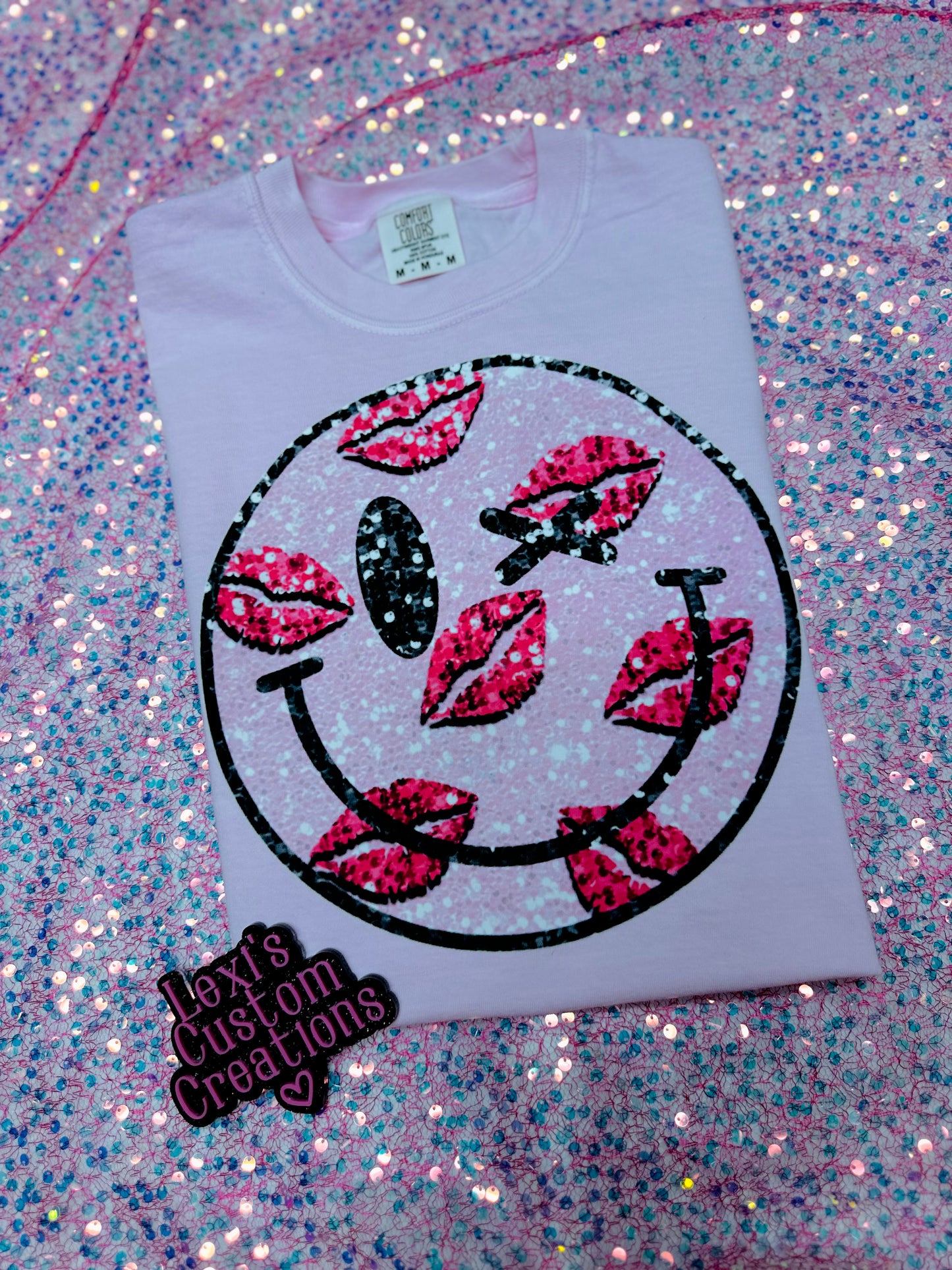 Glitter kissy face 😘