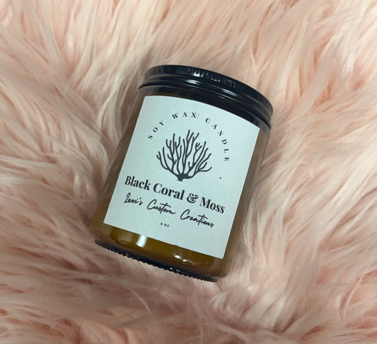 Black Coral & Moss candle
