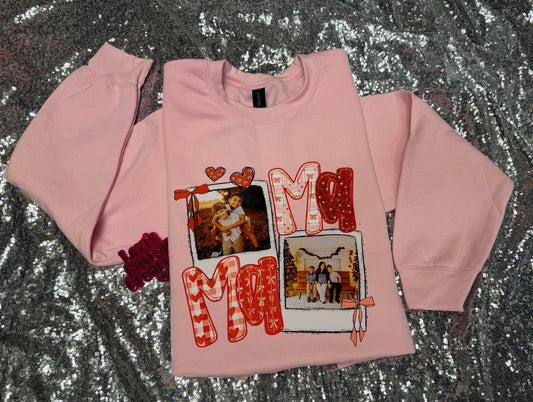 Valentines Day photo sweatshirts