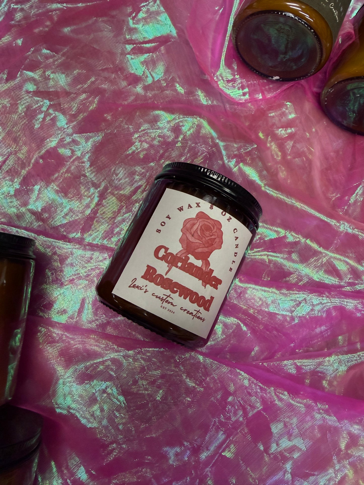 Coriander rosewood candle