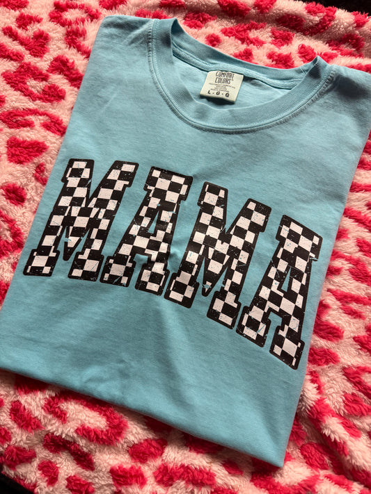 M mama blue tshirt