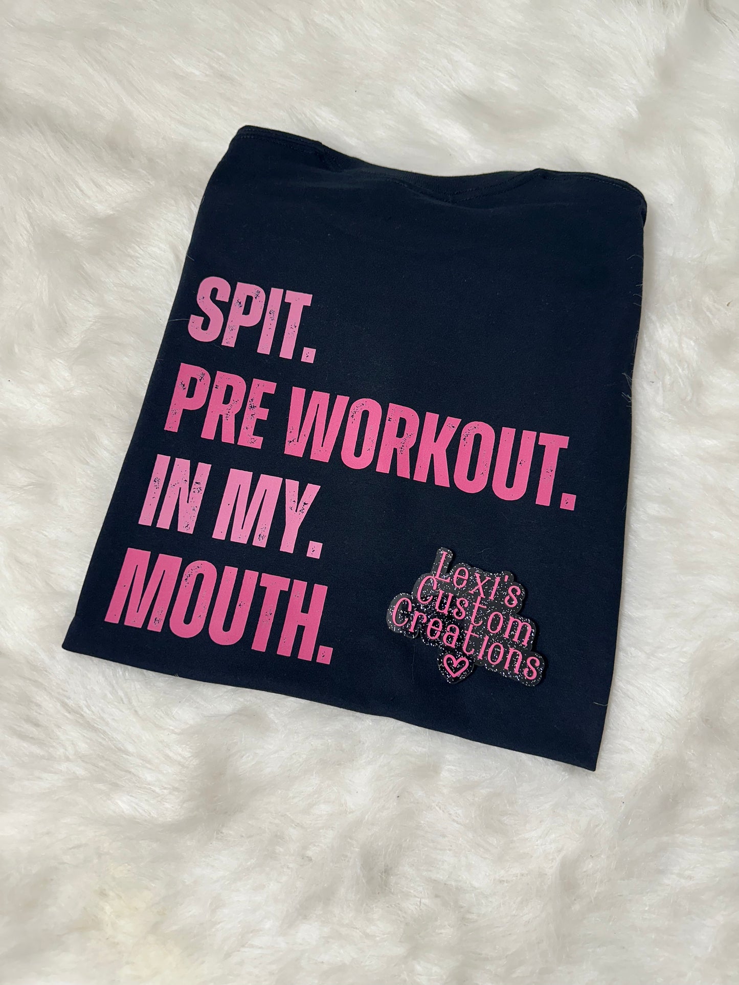 M pre workout no lips on the front