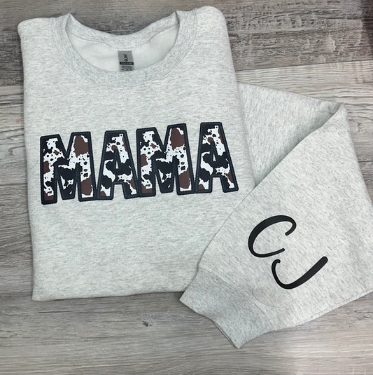 Cow Print Mama *Put Size and color in comments, along with names*