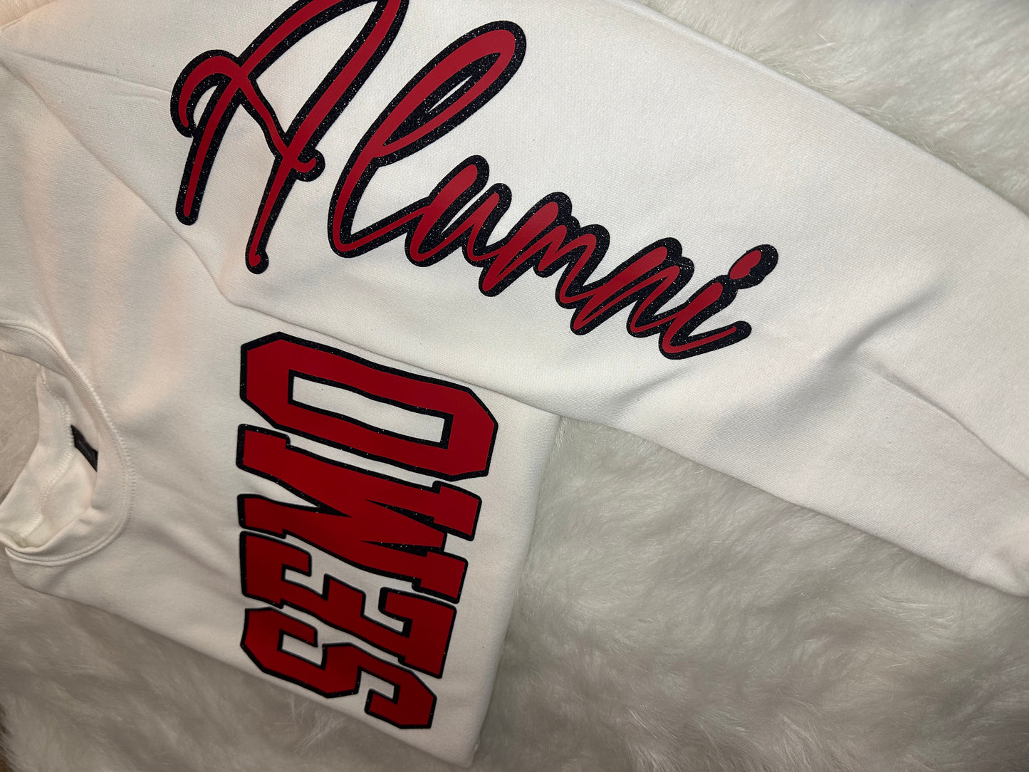 Custom sports team sweatshirts *Put size, colors and name of school in comments* Price includes ONE sleeve and front design, if wanting more message me.