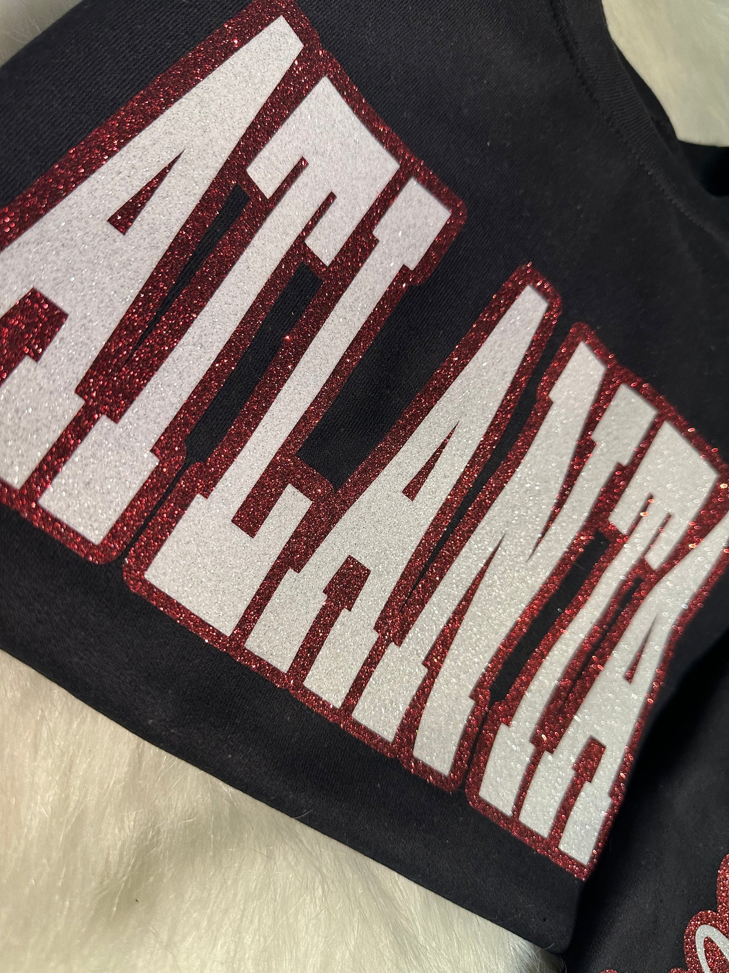 Custom sports team sweatshirts *Put size, colors and name of school in comments* Price includes ONE sleeve and front design, if wanting more message me.