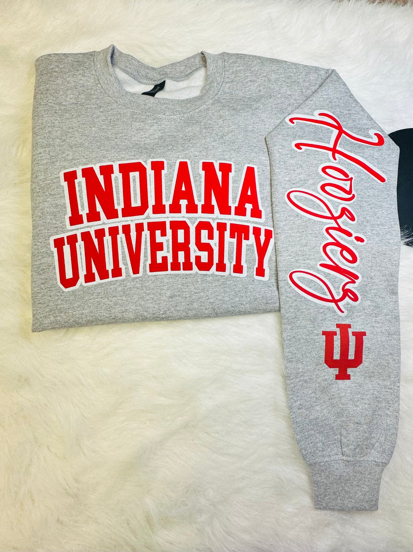 Custom sports team sweatshirts *Put size, colors and name of school in comments* Price includes ONE sleeve and front design, if wanting more message me.