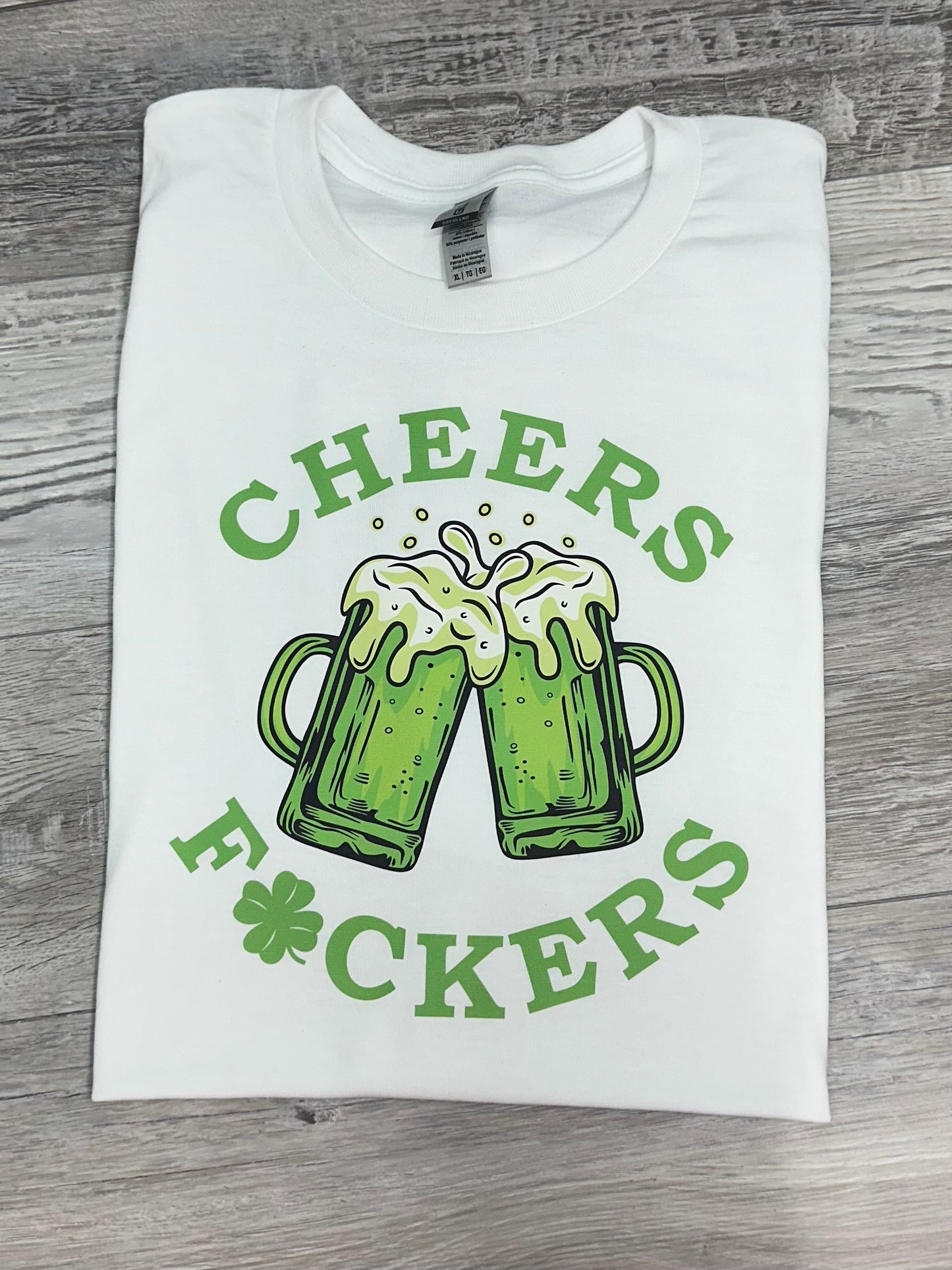 Cheers F**kers *put size and color in comments*