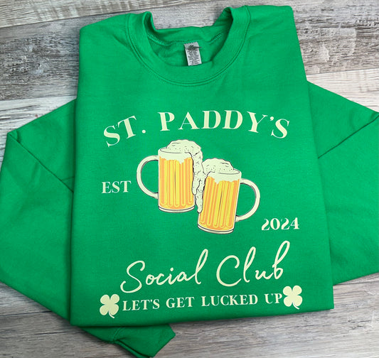St. Pattys Social Club *Put size and color in comments*