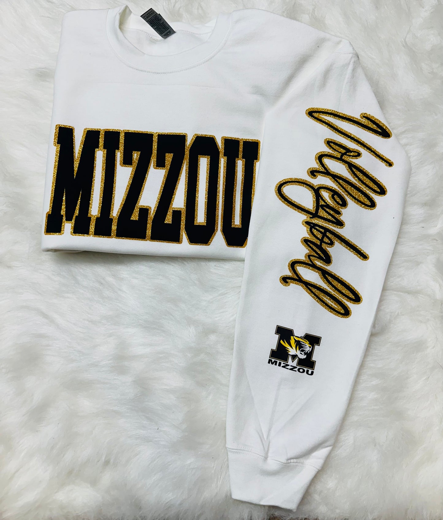 Custom sports team sweatshirts *Put size, colors and name of school in comments* Price includes ONE sleeve and front design, if wanting more message me.