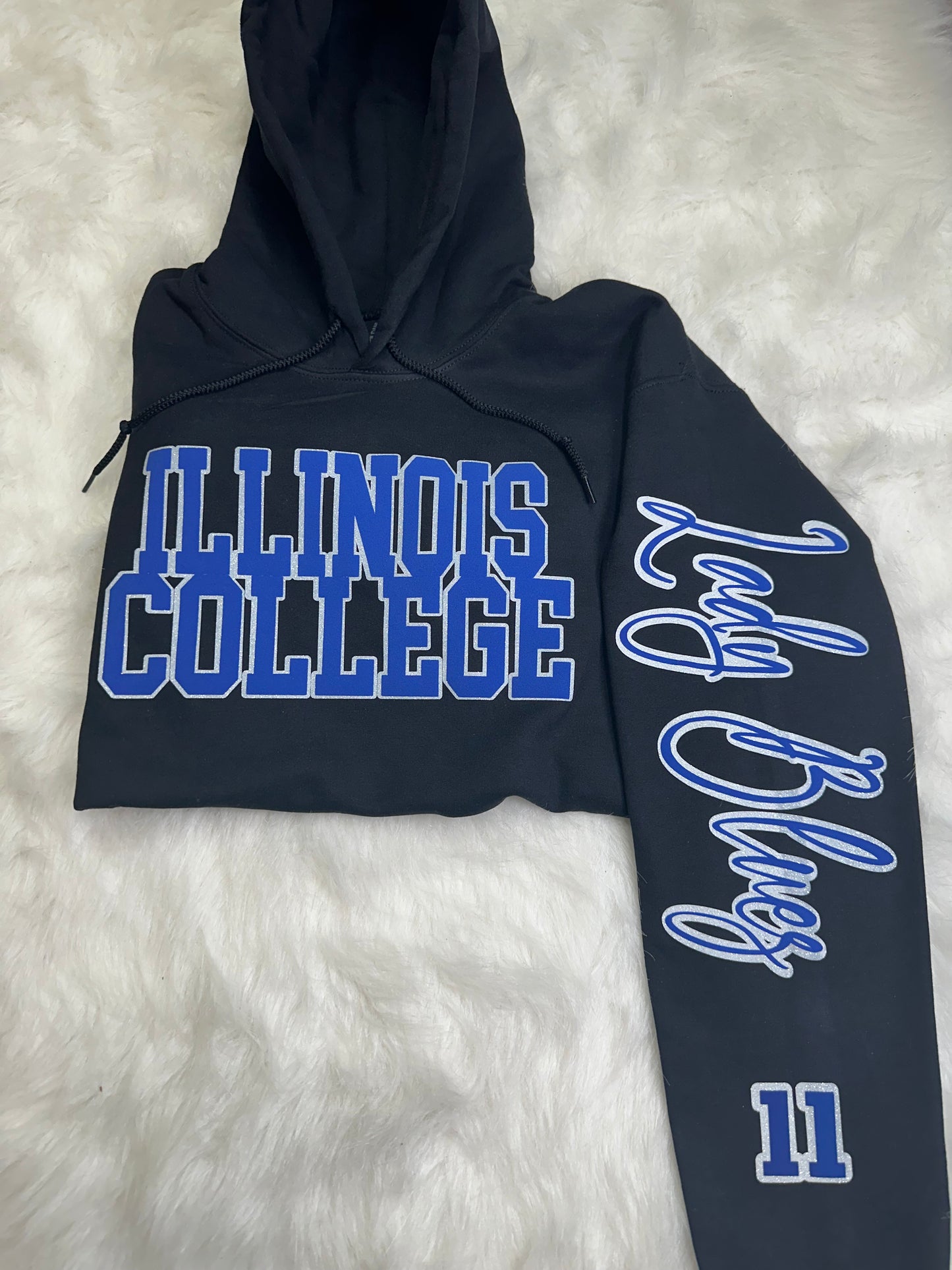 Custom sports team sweatshirts *Put size, colors and name of school in comments* Price includes ONE sleeve and front design, if wanting more message me.